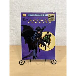 Batman Forever Vintage Coloring Book New Old Stock Golden Book DC